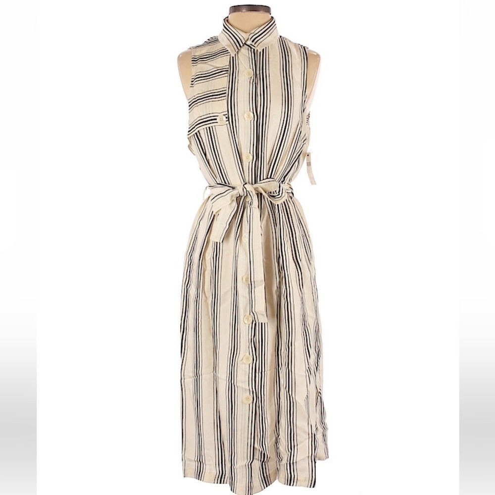 Anthropologie Maeve Esther Striped Shirt Dress NWT - Picture 4 of 9